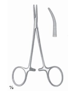 Micro-Mosquito Artery Forceps Curved 12Cm (D-012-12)