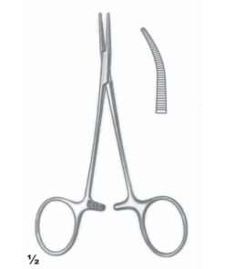 Micro-Mosquito Artery Forceps 1:2 Curved 12Cm (D-016-12)