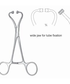 Peers-Bertram Modif Artery Forceps Curved 15.5Cm Wide Jaw For Tube Fixation (D-066-15)