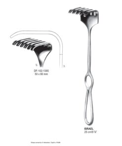 Israel Retractors,25Cm,50X60Mm  (SS-102-1385)