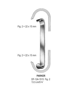 Parker Retractors 19X15-22X15Mm, Fig.2, 13.5Cm  (SS-124-1515)
