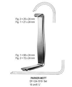 Parker-Mott Retractors,16Cm,Set  (SS-124-1519)