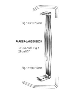 Parker-Langenbeck Retractors 25X24-40X15Mm, Fig.1, 21Cm  (SS-124-1526)