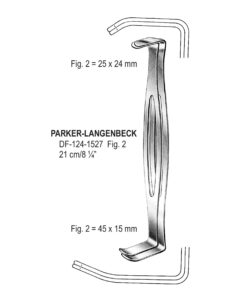 Parker-Langenbeck Retractors 21X24-45X15Mm, Fig.2, 21Cm  (SS-124-1527)