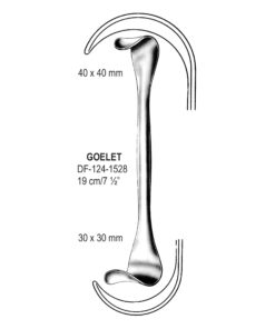 Goelet Retractors,19Cm,37X40Mm-30X31Mm  (SS-124-1528)