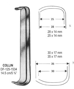 Collin Retractors Set Of 2, 14.5Cm  (SS-125-1534)