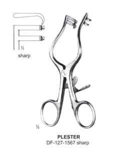 Plester Retractors, 13Cm, Sharp  (SS-127-1567)