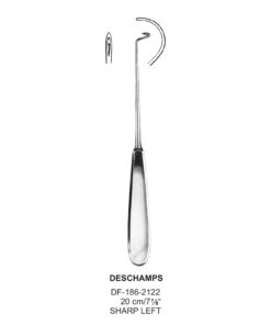 Deschamps Needle 20Cm Sharp Left (SS-186-2122)