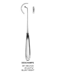 Deschamps Needle 20Cm Blunt Right (SS-186-2123)