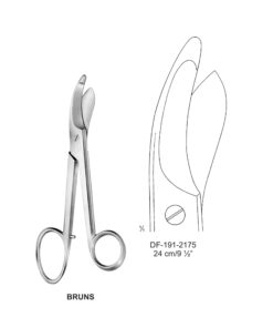 Bruns Bandage Scissors Smooth 24Cm  (SS-191-2175)