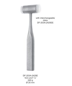 Mallets 18.5Cm 25 Mm , 240 Grams, (With Interchangeable Disks ) (SS-203A-2425Ee)