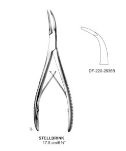 Stellbrink Bone Rongeurs 17.5Cm, Curved (SS-220-2635B)