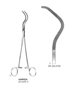 Harken Blood Vessel Clamps, 24Cm  (SS-232-2729)