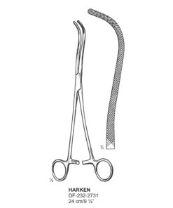 Harken Blood Vessel Clamps, 24Cm  (SS-232-2731)