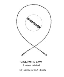 Gigli-Wire Saw, 2 Wire Twisted, 30Cm  (SS-235A-2760A)