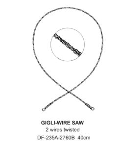 Gigli-Wire Saw, 2 Wire Twisted, 40Cm  (SS-235A-2760B)