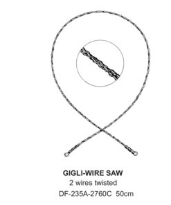 Gigli-Wire Saw, 2 Wire Twisted, 50Cm  (SS-235A-2760C)
