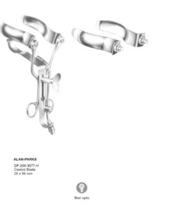 Alan-Parks Rectal Spreader Central Blade 25 X 95Mm (SS-269-3077-H)