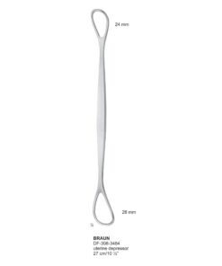 Braun Uterine Depressors, 27Cm, 24X28Mm (SS-308-3484)