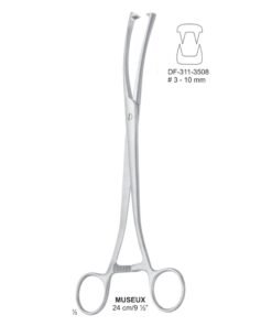 MUSEUX Tenaculum Forceps 24 cm, 3-10mm (SS-311-3508)