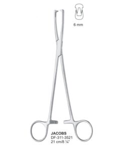 JACOBS Tenaculum Forceps, 21 cm, 6mm (SS-311-3521)
