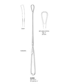 Bumm Uterine Curettes Fig.0, 10Mm, 31Cm, Blunt, Malleable (SS-322A-3707A)