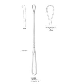 Bumm Uterine Curettes Fig.2, 13Mm 31Cm, Blunt, Malleable (SS-322A-3707C)