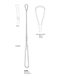 Bumm Uterine Curettes Fig.5, 19Mm 31Cm, Blunt, Malleable (SS-322A-3707F)
