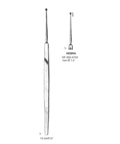 Hebra Chalazion Curettes, Sharp, 1.0Mm Ø, 13Cm (SS-352-4103)