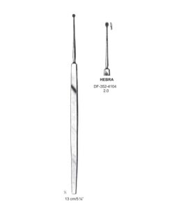 Hebra Chalazion Curettes, Sharp, 2.0Mm Ø, 13Cm (SS-352-4104)