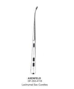 Axenfeld Lachrymal Sac Curettes Fig.2  (SS-353-4118)