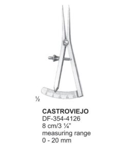 Castroviejo Markers 8Cm, Measuring Range 0-20Mm (SS-354-4126)