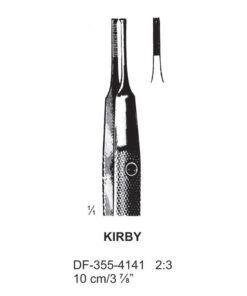 Kirby Forceps, Str, 2X3 Teeth, 10Cm, Serrated (SS-355-4141)