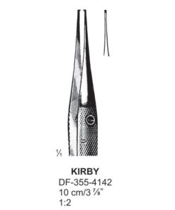 Kirby Forceps, Str, 1X2 Teeth, 10Cm, Smooth (SS-355-4142)