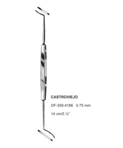 Castroviejo Double Ended Spatulas, 14 Cm, 0.75 Mm  (SS-358-4186)