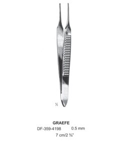 Graefe Iris Forceps, 7Cm, Str, Ø 0.5Mm  (SS-359-4198)
