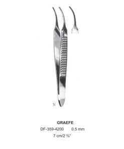 Graefe Iris Forceps, 7Cm, Cvd, Ø 0.5Mm  (SS-359-4200)