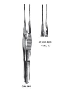 Graefe Iris Forceps, Str, 7 Cm  (SS-360-4206)