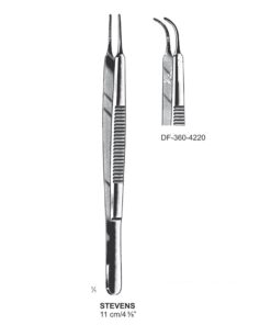 Stevens Iris Forceps, Angled, 11 Cm  (SS-360-4220)