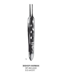 Bishop-Harman Iris Forceps 8.5Cm Serrated, 0.8Mm  (SS-362-4240)