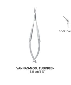 Vannas-Mod. Tubingen Delicate Eye Scissors, Angled, 8.5 Cm (SS-371C-4331X)
