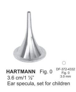 Hartmann Ear Specula, Fig.0, 3Mm, 3.6Cm (SS-372-4332)