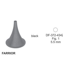 Farrior Ear Specula, Black, Fig.1, 5.5Mm, 3.6Cm (SS-372-4342A)