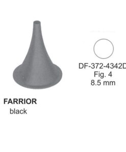 Farrior Ear Specula, Black, Fig.4, 8.5Mm, 3.6Cm (SS-372-4342D)