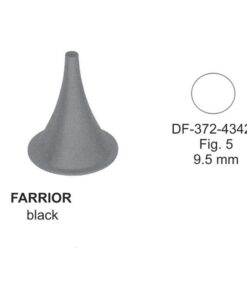 Farrior Ear Specula, Black, Fig.5, 9.5Mm, 3.6Cm (SS-372-4342E)