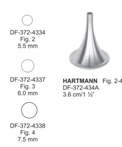 Hartmann Ear Specula, 3.6Cm Fig. 2-4 (SS-372-434A)