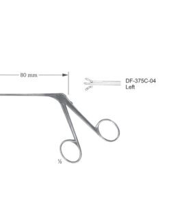 Micro Ear Forceps, Shaft Length 80Mm, Left (SS-375C-04)