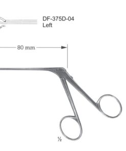 Micro Ear Forceps, Shaft Length 80Mm, Left (SS-375D-04)