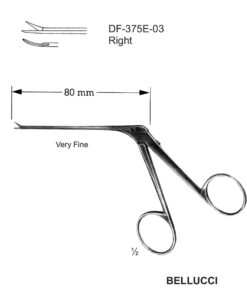 Bellucci Micro Ear Forceps, Very Fine, Right (SS-375E-03)