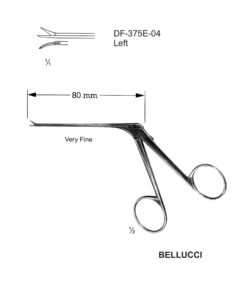 Bellucci Micro Ear Forceps, Very Fine, Left (SS-375E-04)